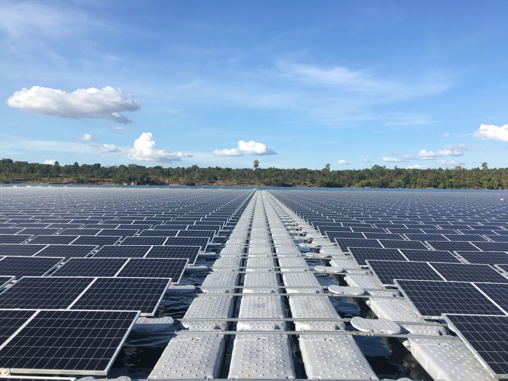 Il pannello fotovoltaico galleggiante di Ravenna