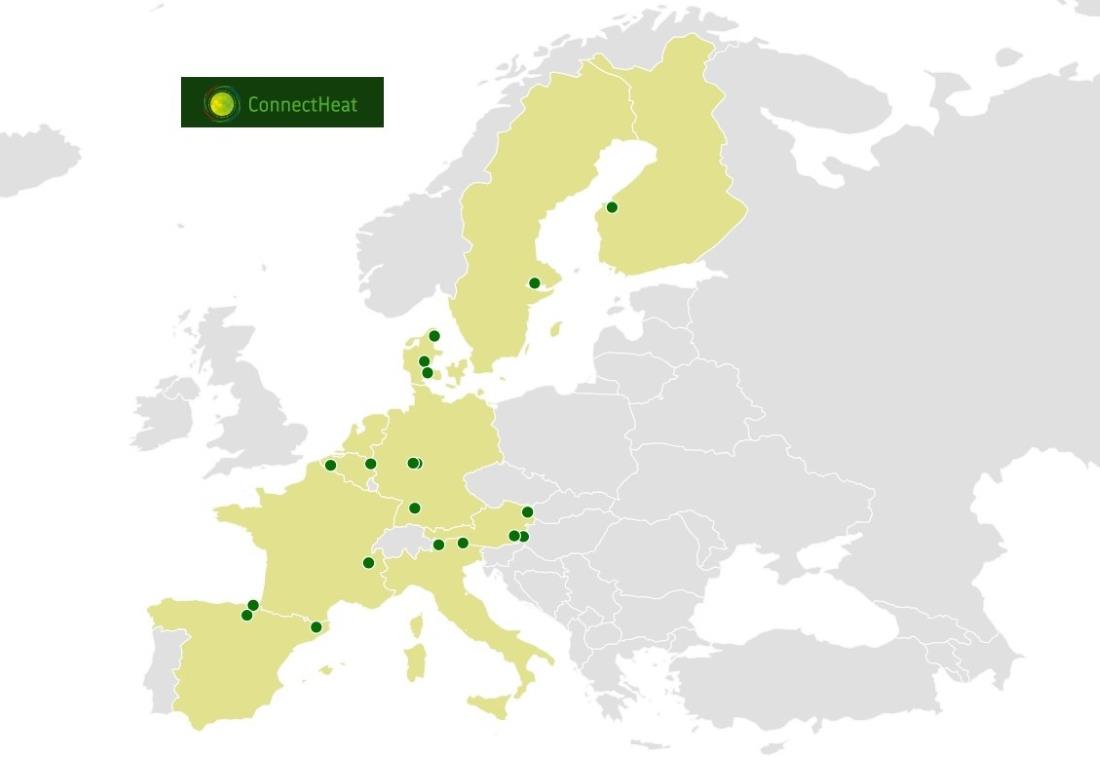 Una mappa per le comunità del calore rinnovabile in Europa