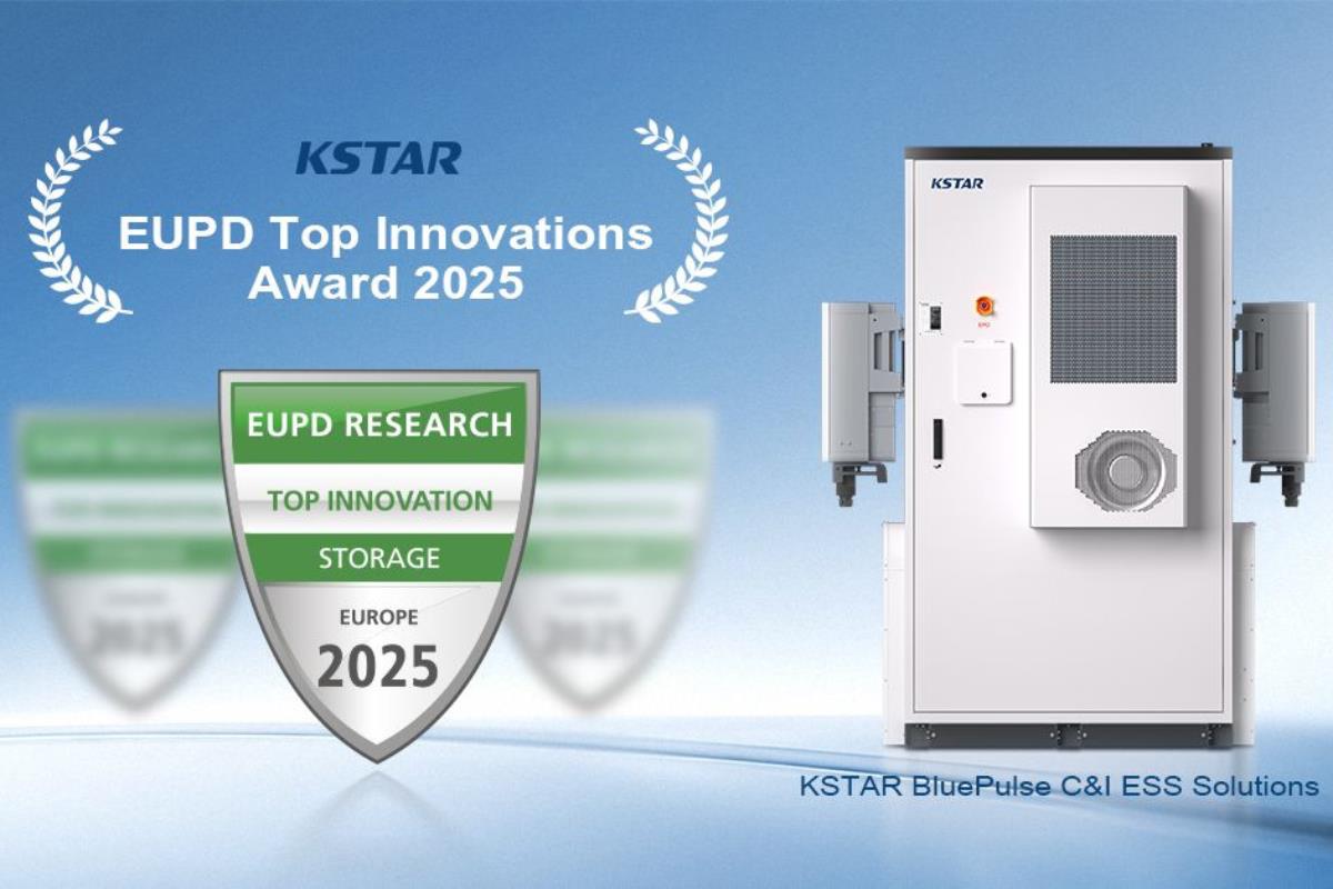 Storage, la Serie BluePulse di KSTAR vince il EUPD Research Award